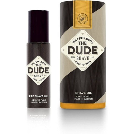 

Масло для бритья The Dude от носа до шеи, 50 мл — сделано в Швеции, Waterclouds