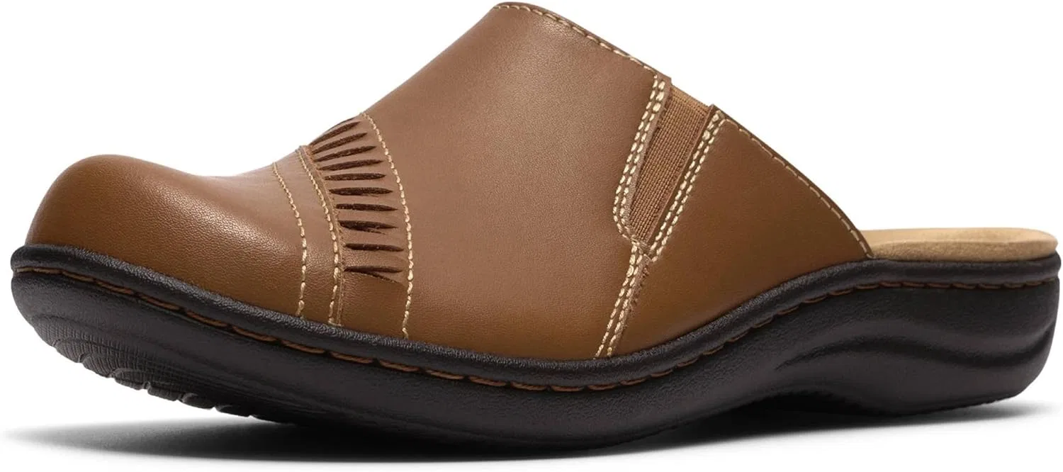 Мюли женские Clarks, цвет коричневая кожа