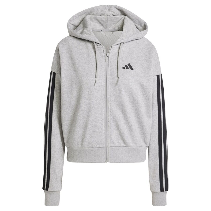 

Свитер с капюшоном на молнии ADIDAS SPORTSWEAR Athletic Zip-Up Hoodie Essentials, серый
