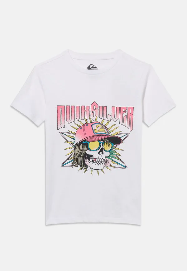 Футболка унисекс с принтом "звук" Quiksilver, Bright White — фото 3