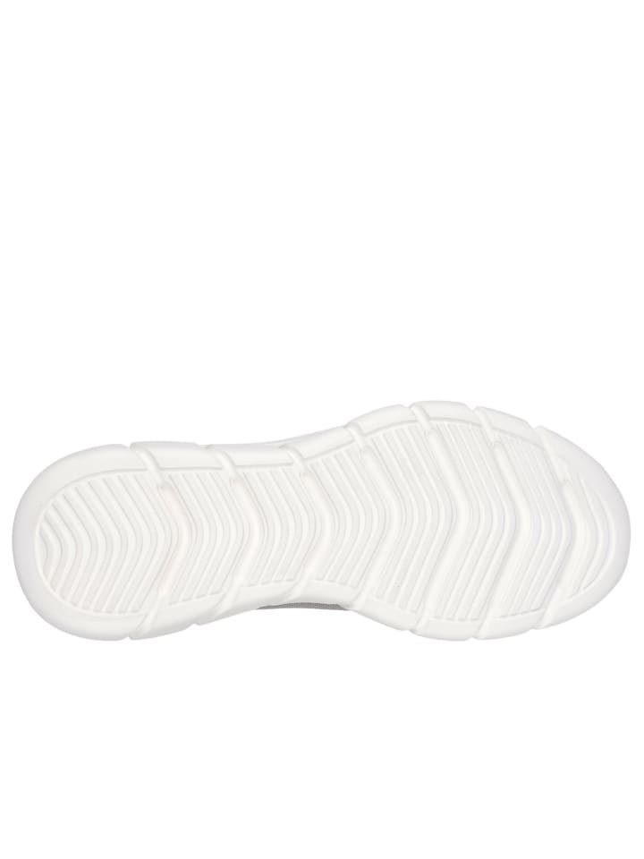 Кроссовки на шнуровке BOBS B FLEX Skechers, серо-коричневый — фото 3