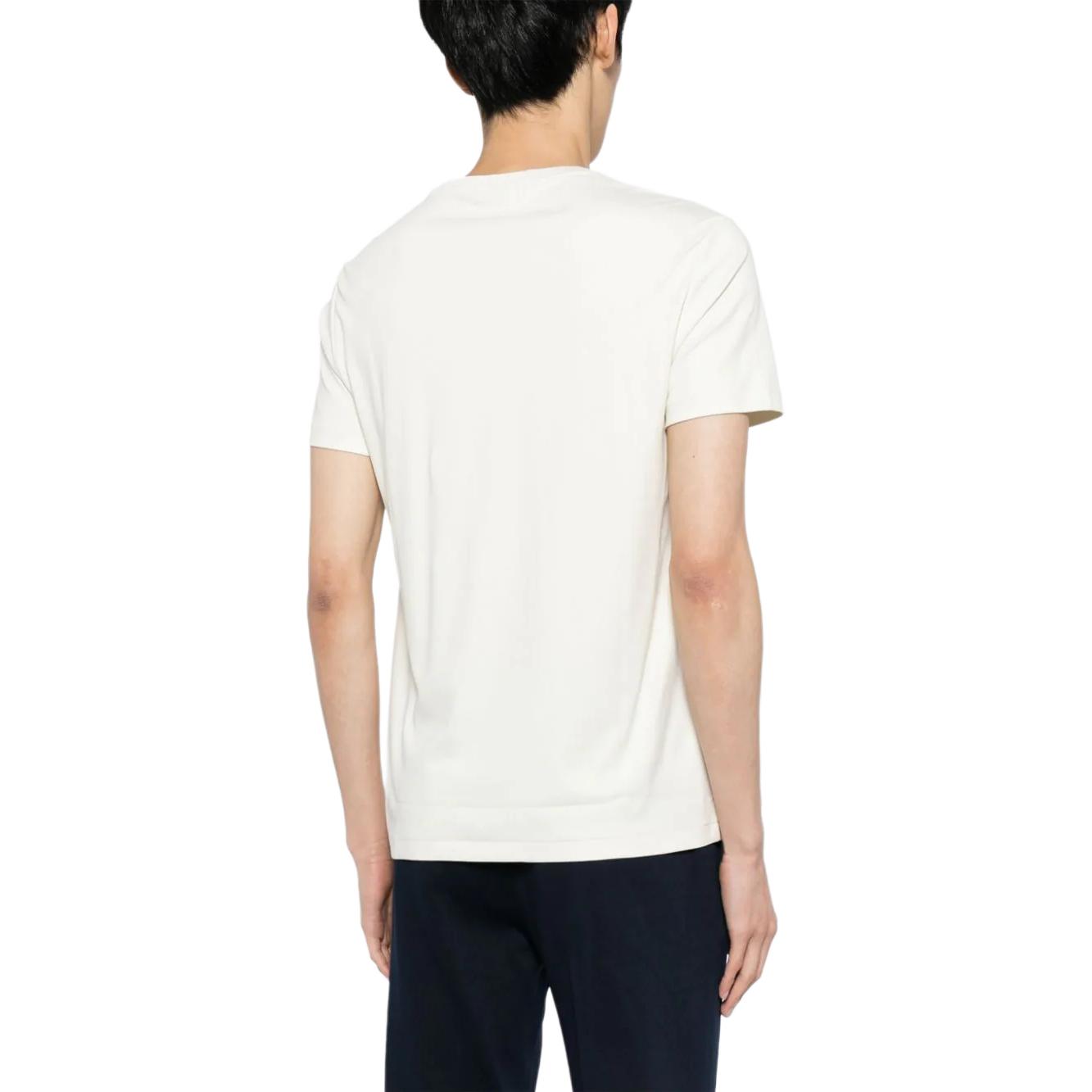Футболка с коротким рукавом Cotton T-shirt Polo Ralph Lauren, белая — фото 4