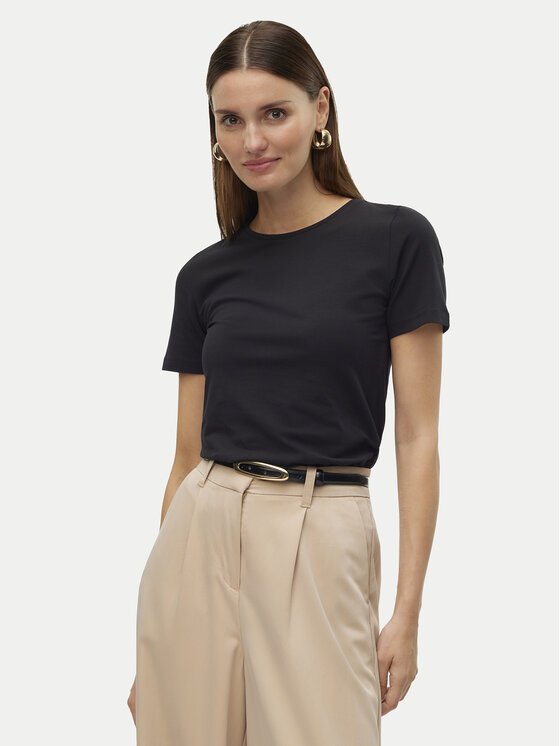 

Футболка обычного кроя Lulu 10323755 Vero Moda, черный