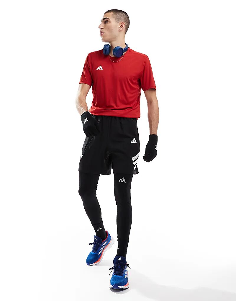 

Леггинсы adidas Running черного цвета adidas performance