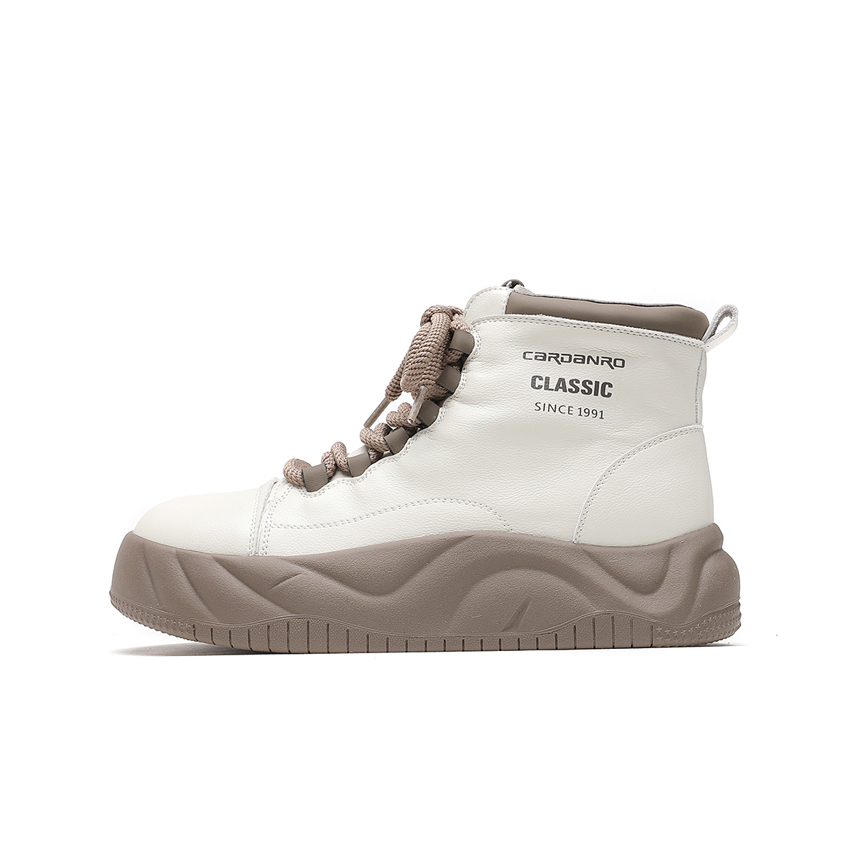 CARDANRO Женские бежевые ботильоны Бежевые туфли без подкладки, цвет Beige Unlined Shoes