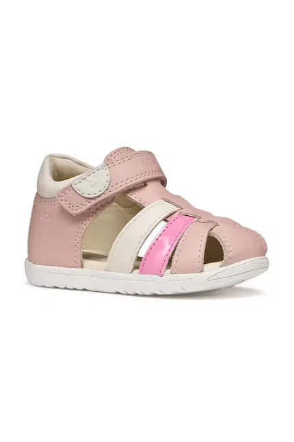 Сандалии детские с перекрестными ремешками SANDAL MACCHIA Geox, розовый