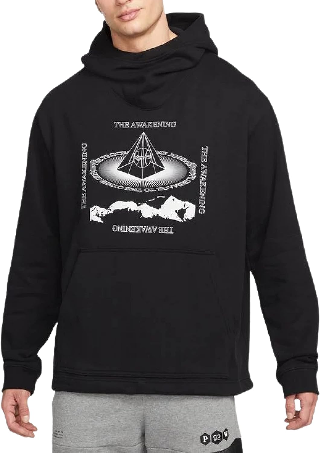 

Мужская баскетбольная толстовка с капюшоном Nike, Black