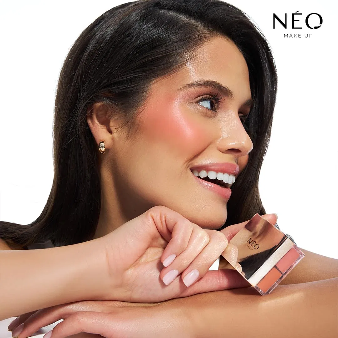 Рассыпчатые румяна «Time To Blush Powder» от NEO MAKE UP Néo Make Up, Peach — фото 4