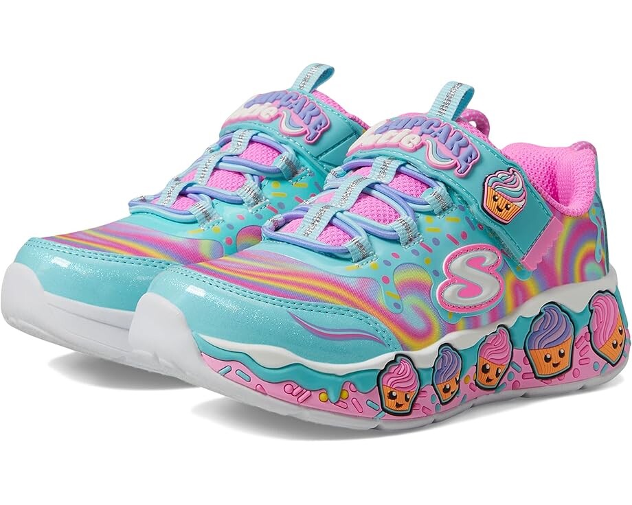 

Кроссовки SKECHERS KIDS Cupcake Cutie, цвет Turquoise/Multi