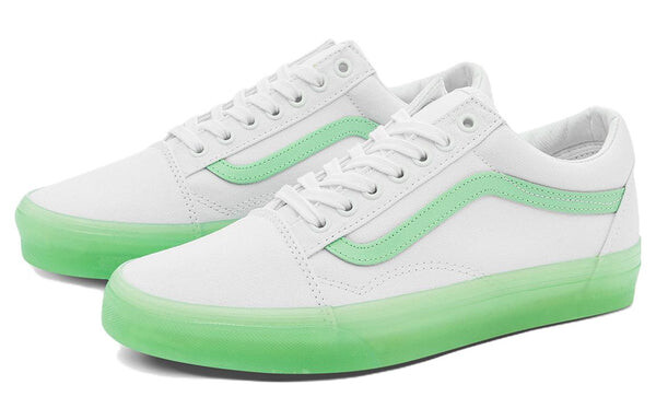 Кроссовки shoes skate shoes 'white green' Vans, белый — фото 2