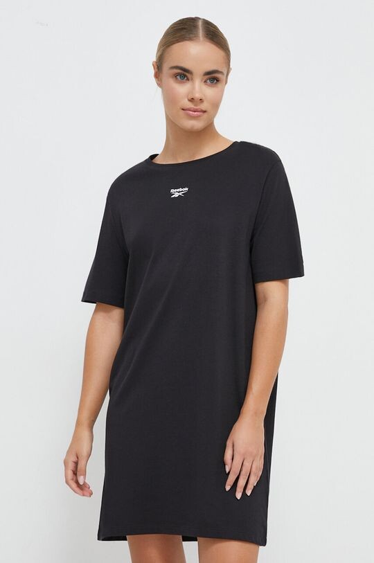 

Айдентичное хлопковое платье Reebok, черный