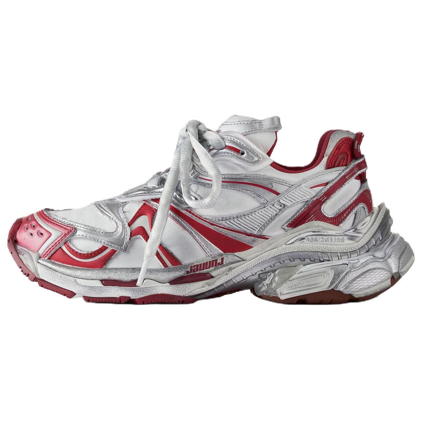 

Balenciaga Низкие массивные кроссовки Runner2.0, мужские, красные