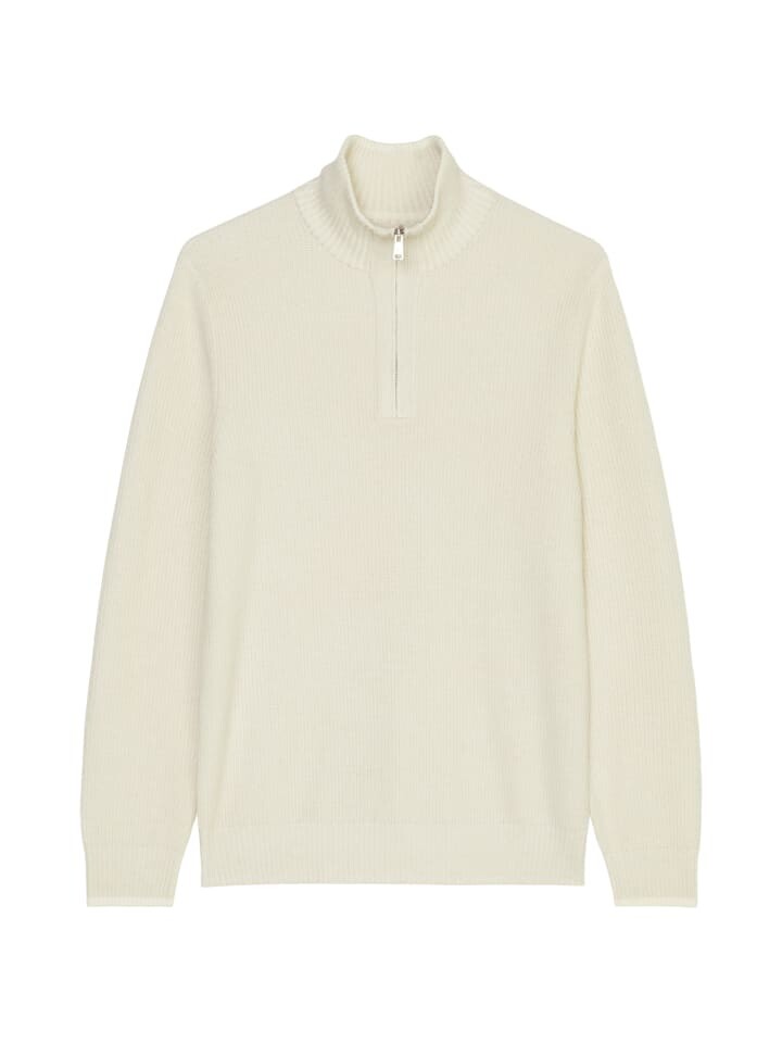 

Пуловер Marc O'Polo Troyer regular, цвет gray silk