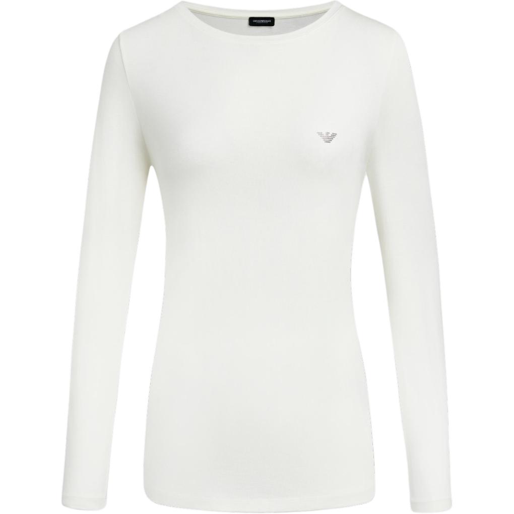 

Футболка с аппликацией логотипа EMPORIO ARMANI, белый