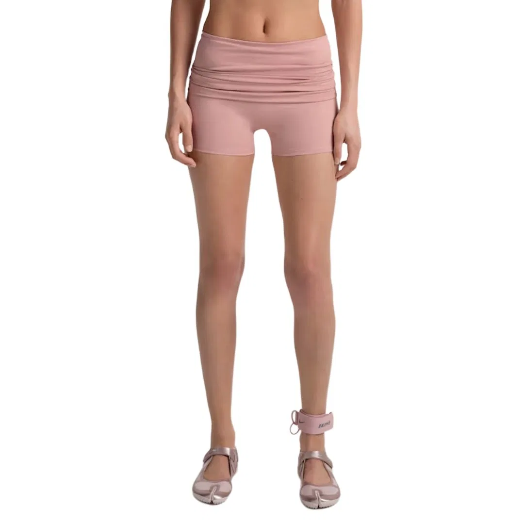 Шорты женские SKIMS Matte с завышенной талией 3" Fold-Over Waistband Nike, NSKM Swertia