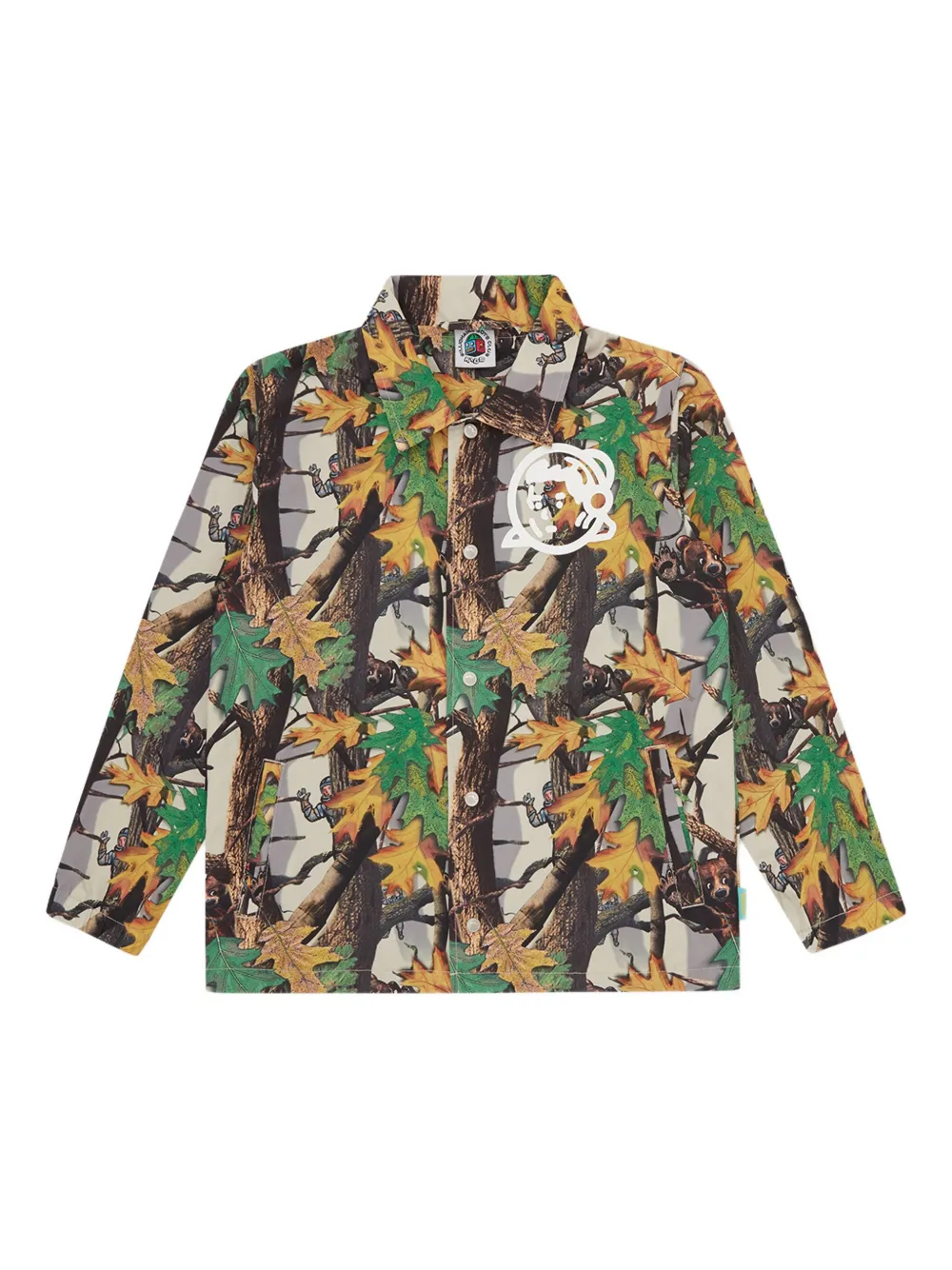 

Рубашка из хлопка с принтом Billionaire Boys Club Kids, зеленый