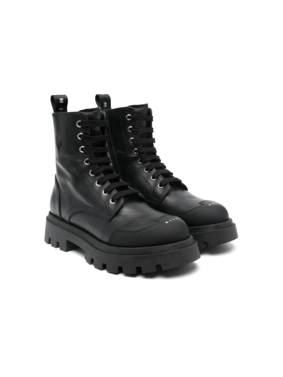 

Кожаные ботинки Marni Kids, черный
