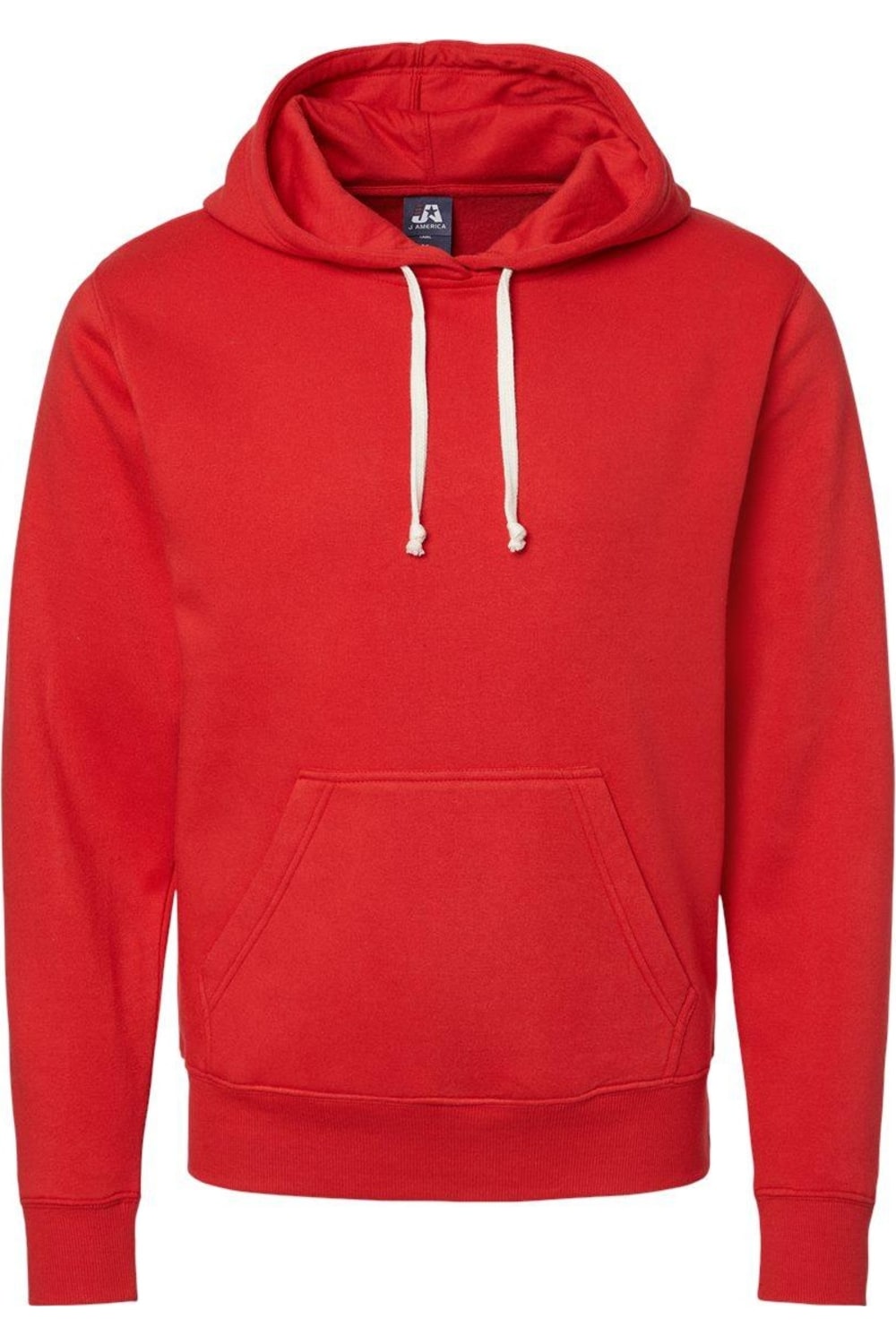 

Толстовка с капюшоном из флиса Triblend от J. America, цвет red solid
