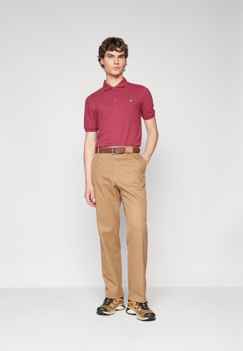 

Polo Lyle & Scott, насыщенный бордовый Plain