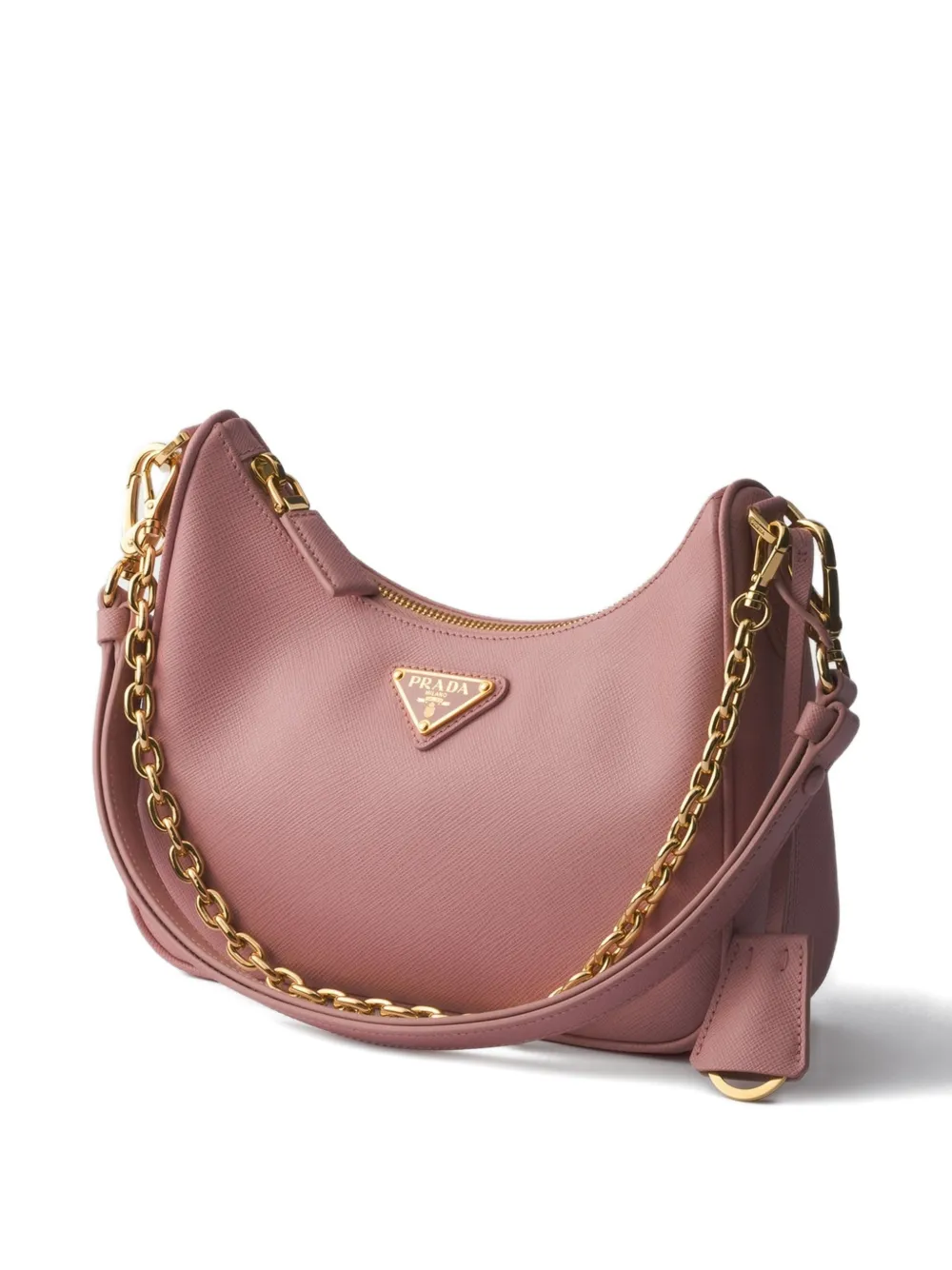 Мини-сумка через плечо Re-Edition из кожи Prada, розовый — фото 3