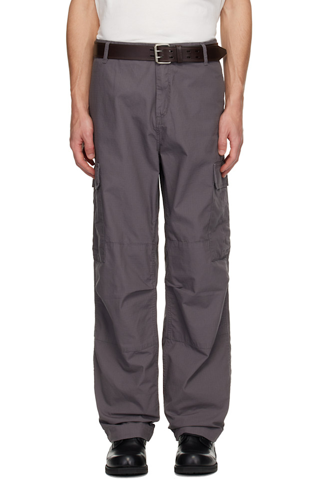 

Carhartt Work In Progress Серые обычные брюки-карго