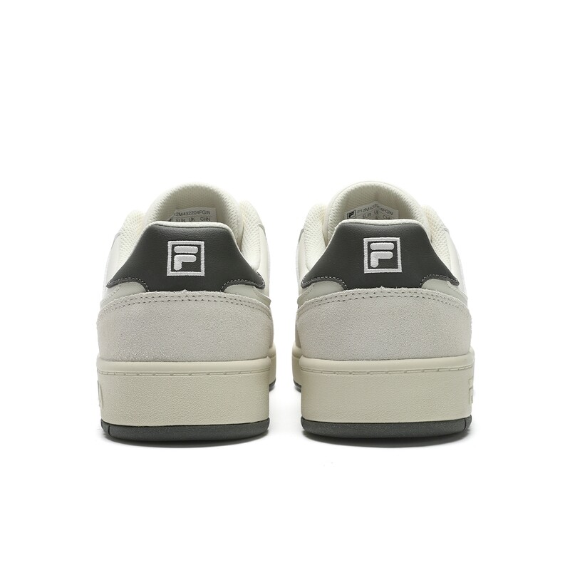 Кроссовки FILA Targa Skateboarding Shoes Men Low-top Milk White/Beetle Green, зеленый — фото 2
