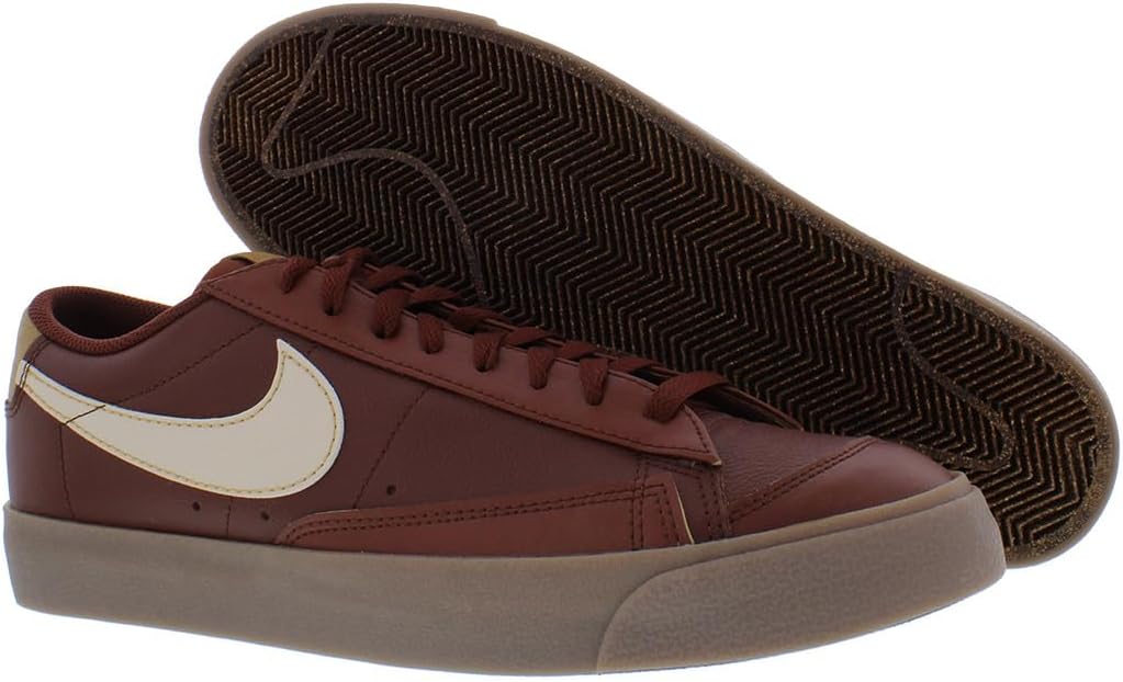 Баскетбольные кроссовки Nike Blazer Low 77 для мужчин, Oxen Brown Pearl White Brown — фото 4