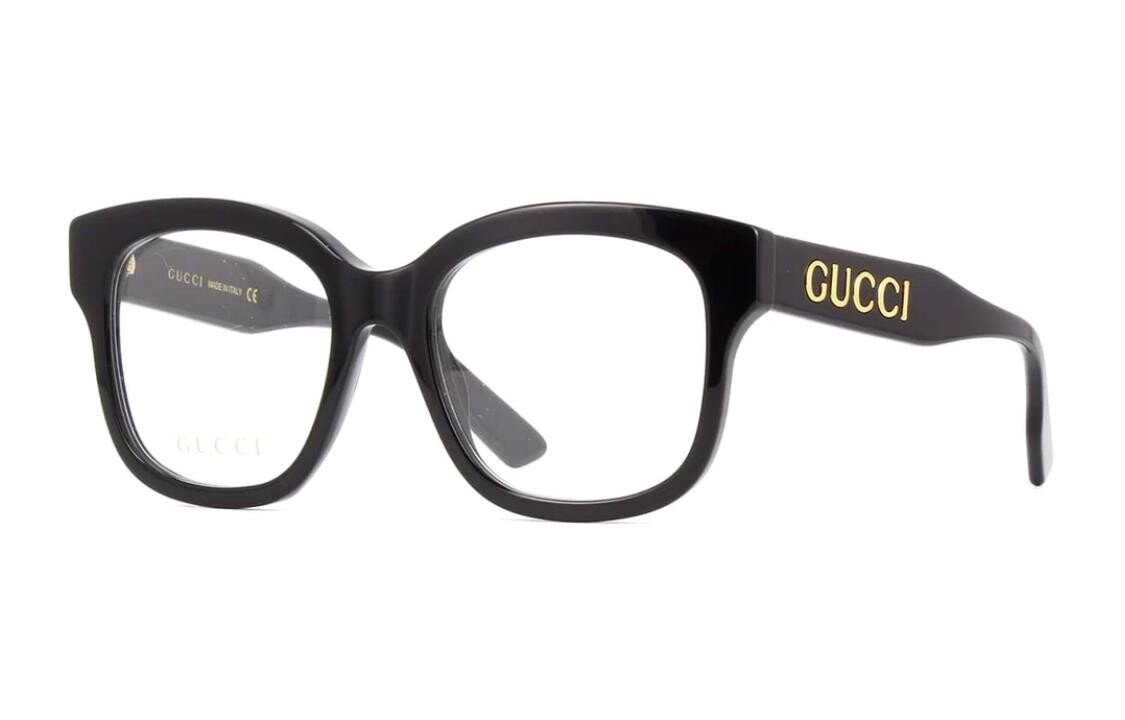 

Оправа Gucci Unisex с линзами, черный / золотой