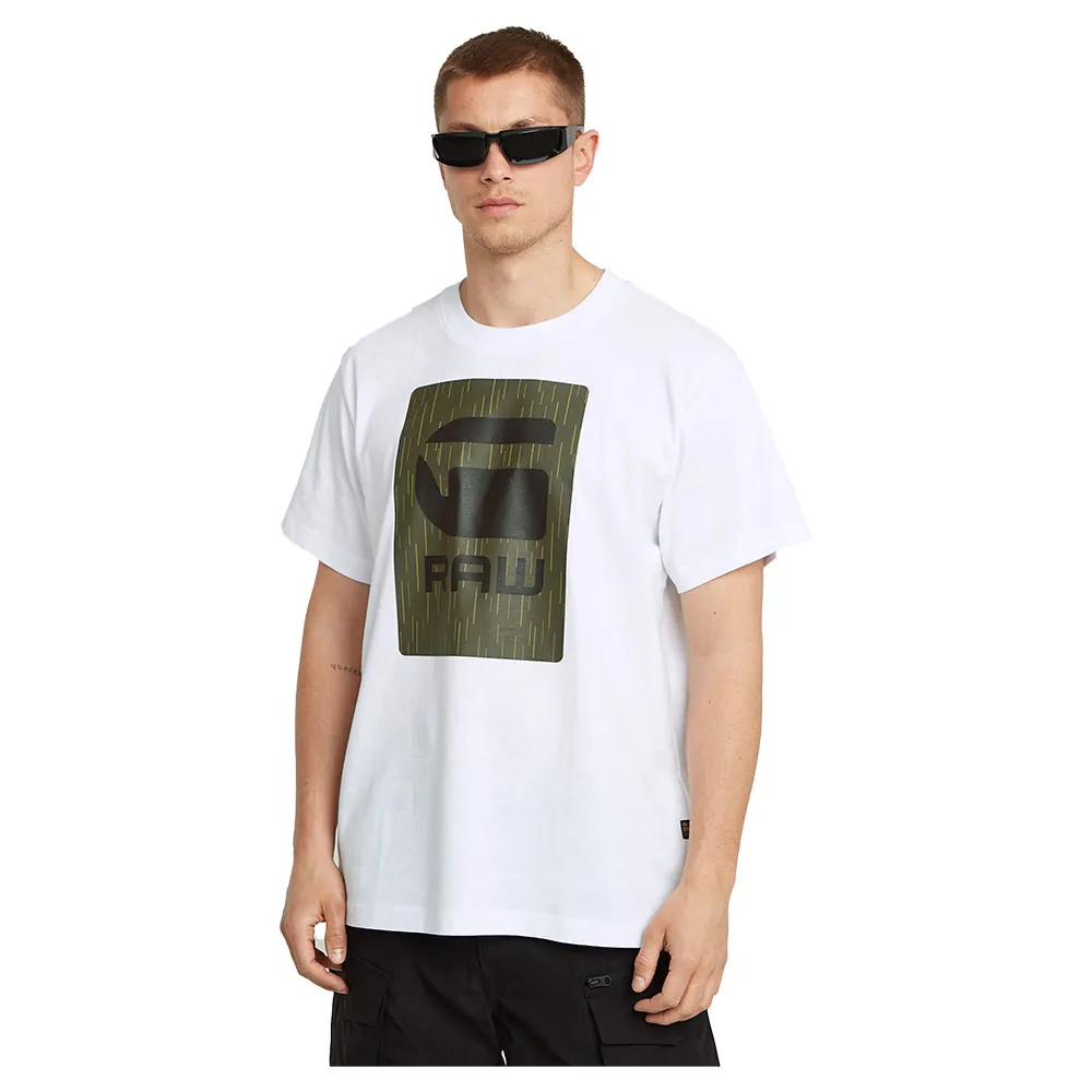 

Футболка с коротким рукавом G-Star Burger Box Rain Loose Fit, белый