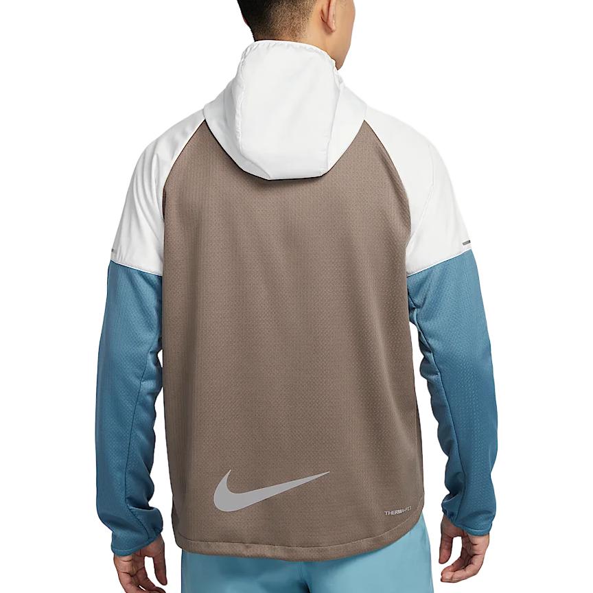 Nike Куртка мужская бело-голубая хаки, White/Blue/Khaki — фото 4