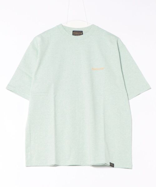 

Футболка с короткими рукавами и принтом на спине, унисекс PENDLETON, мятный