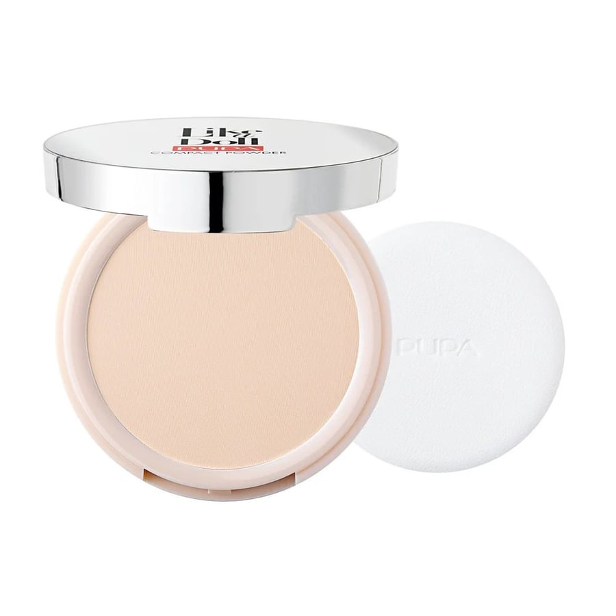 

Pupa Milano Like A Doll Nude Skin Compact Powder SPF15 матирующая пудра 001 Porcelain 10 г