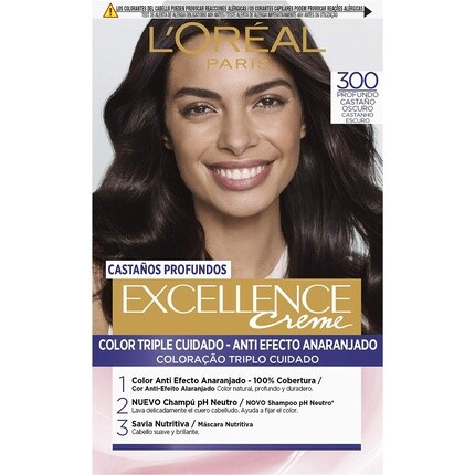 

Paris Excellence Brunette Тинт True Dark Brown №300, L'Oreal