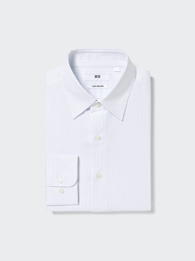 

Рубашка классического кроя Uniqlo, цвет 62 синий