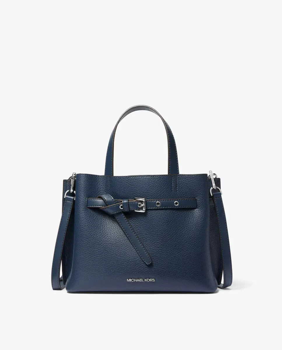 

Сумка-портфель из кожи Emilia, трансформируемая в сумку на плечо Michael Michael Kors, темно-синий