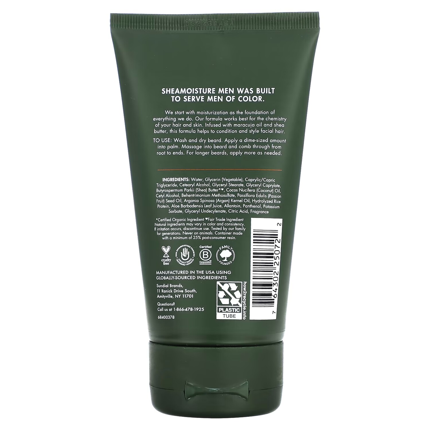 SheaMoisture Мужское средство для распутывания бороды с маслом маракуйи и маслом ши, 4 жидких унции (118 мл) — фото 2