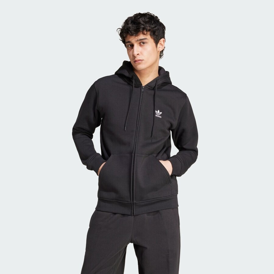 Толстовка Adidas Originals Trefoil Essentials на молнии — фото 2