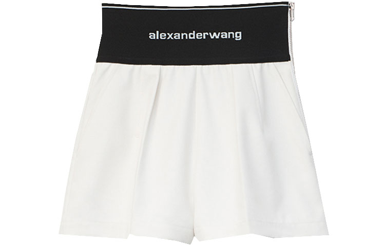Шорты сафари с логотипом на поясе Alexander Wang, натуральный — фото 2