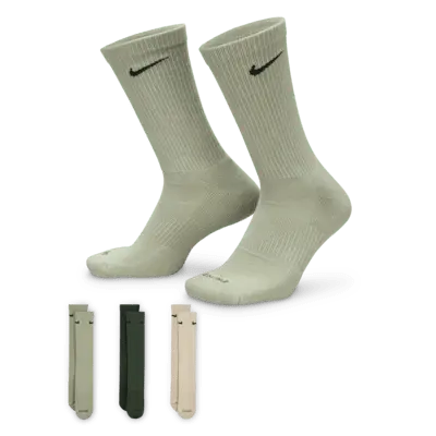 

Носки Nike Everyday Plus Cushioned Training Crew (3 шт), разноцветный
