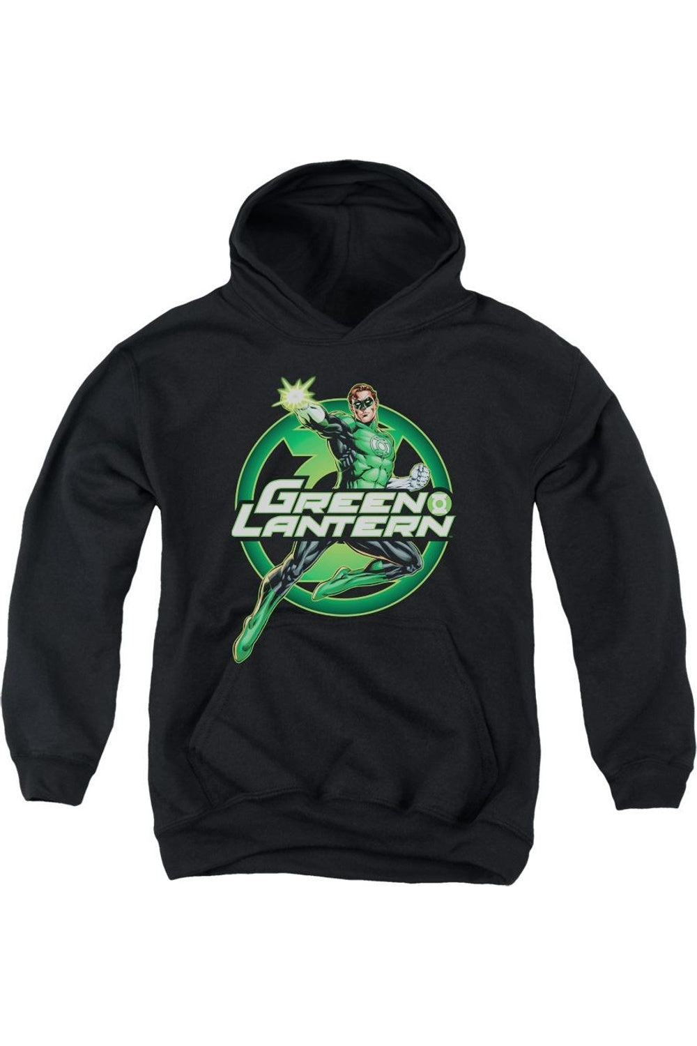 

Толстовка с капюшоном Justice League of America Lantern Glow для молодежи Gildan, черный