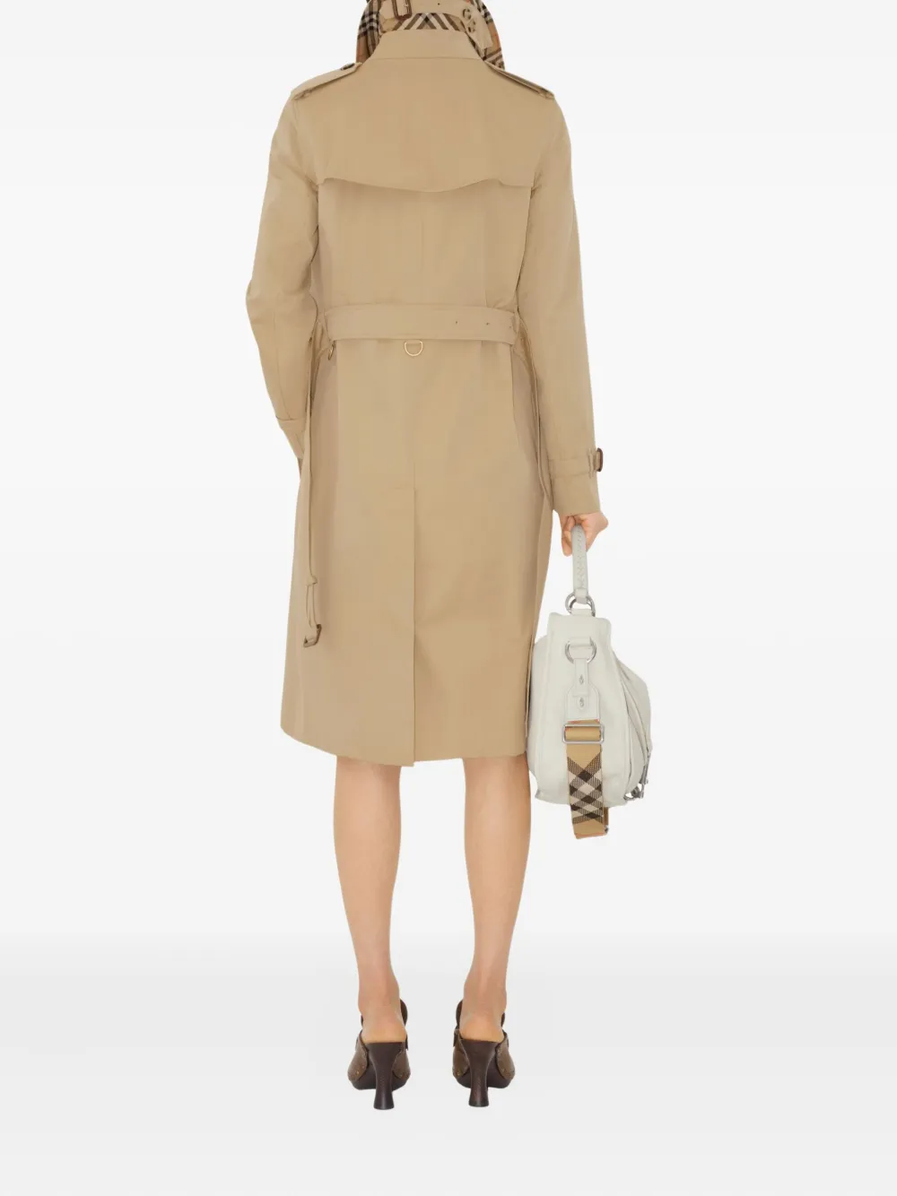 Тренч BURBERRY, мужской, коричневый — фото 4