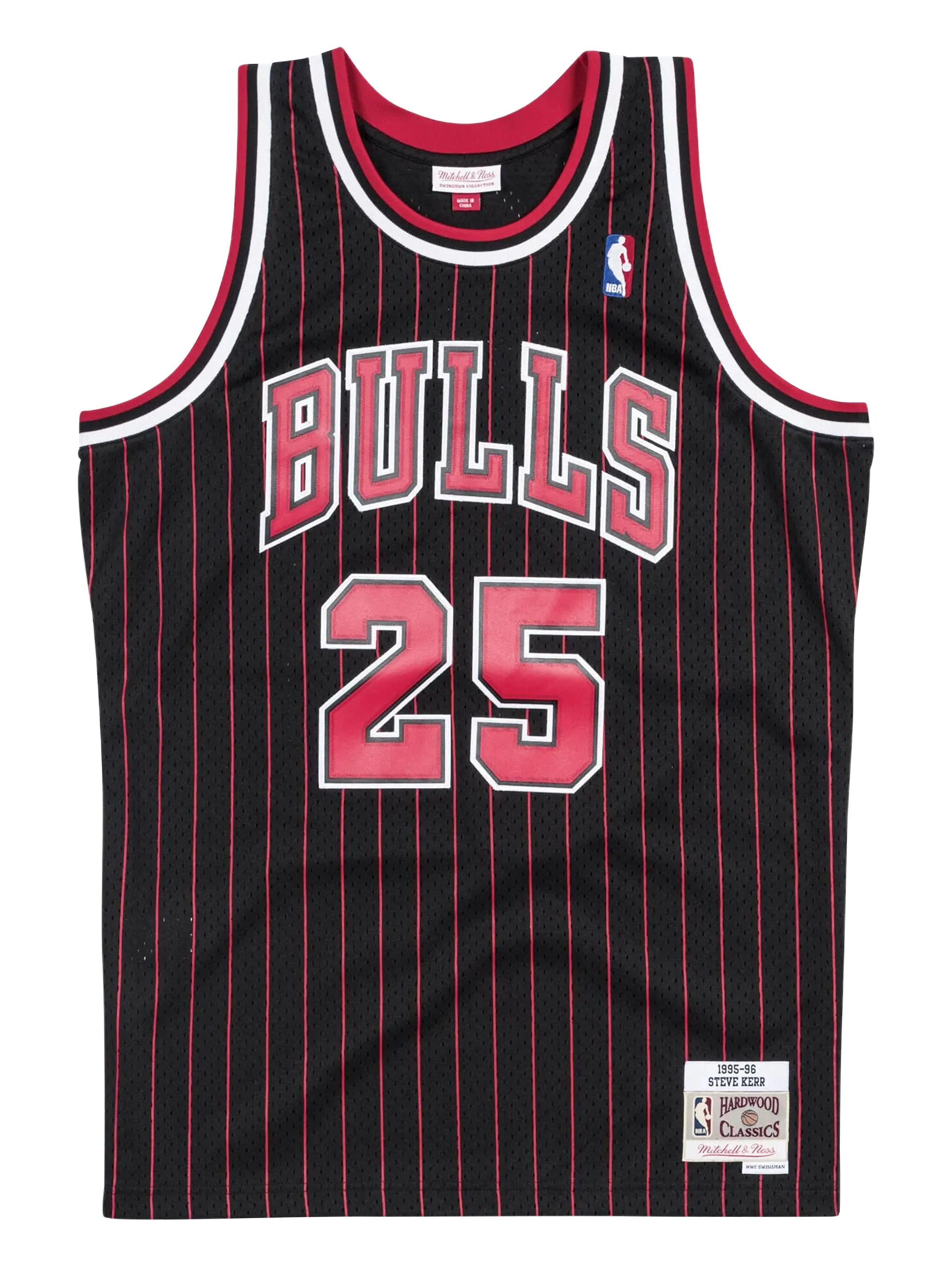 

Топ Bulls 95-96 Steve Kerr Swingman из коллаборации с NBA Mitchell & Ness, черный