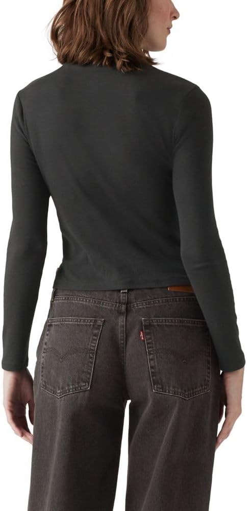 Женская свободная футболка с длинным рукавом Levi's, (New) Anthracite Night — фото 2