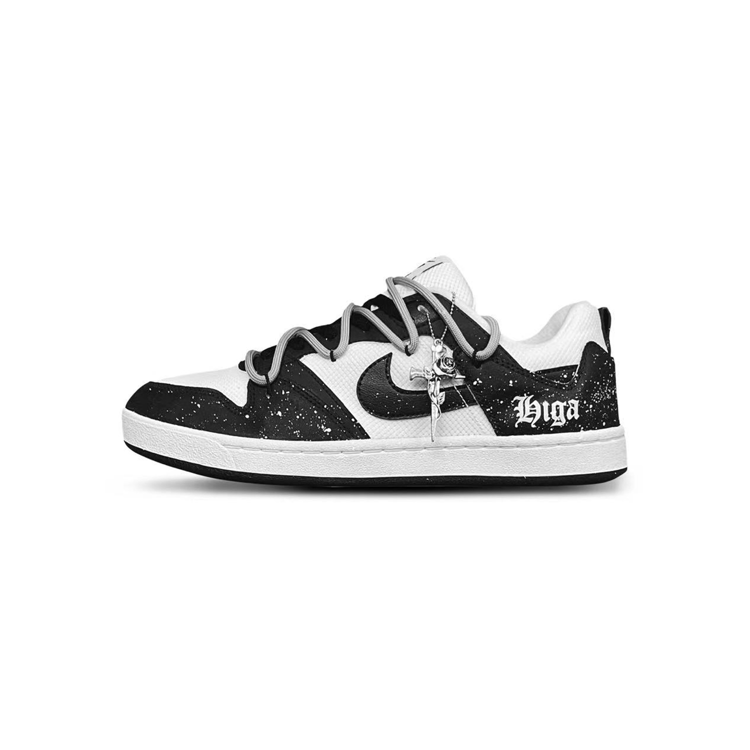 

Nike Мужские скейтерские кроссовки SB Alleyoop Tower Rabbit Abrasion Resistant низкие Black White