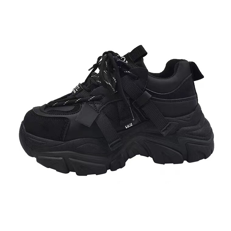 

Кроссовки Luji deer season Chunky Sneakers Women's Low-top, черный
