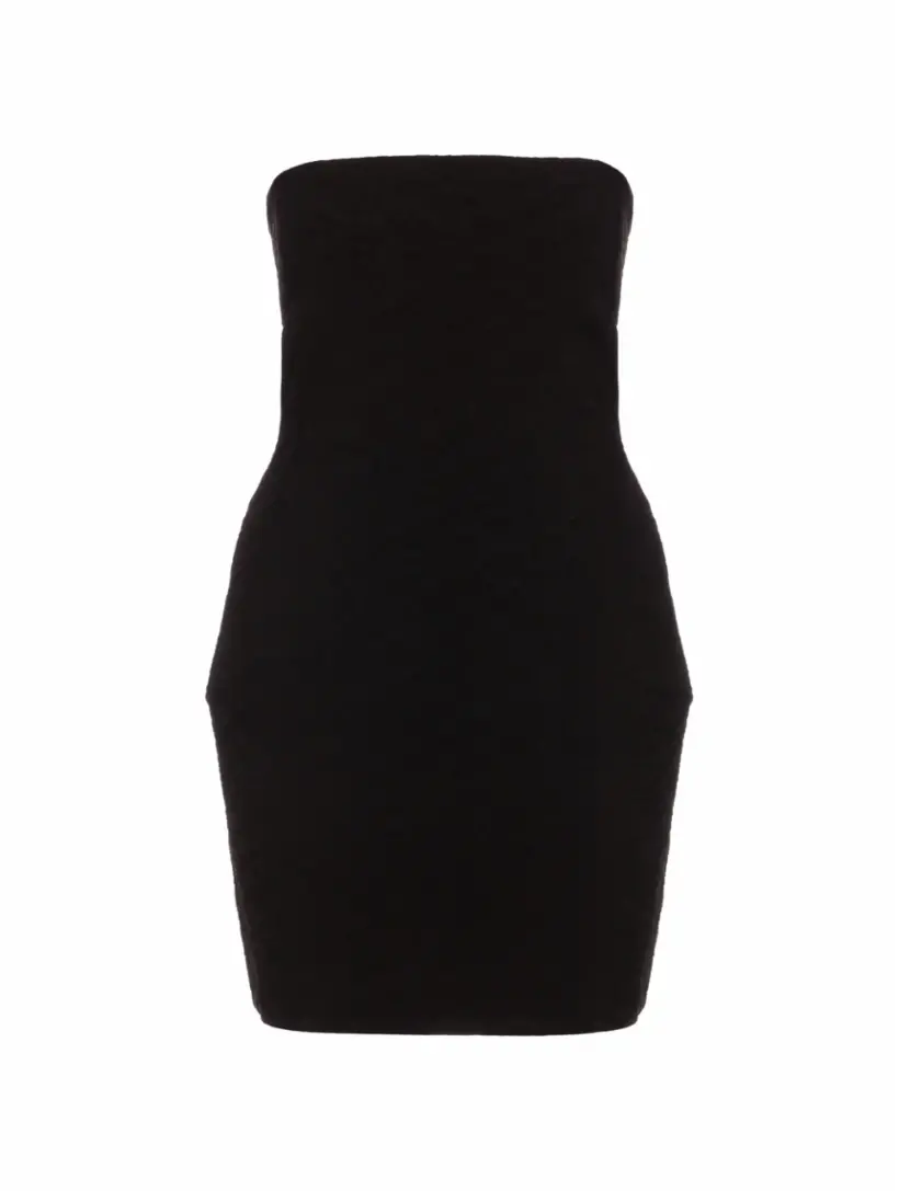 

Жаккардовое платье мини alexanderwang.t, черный