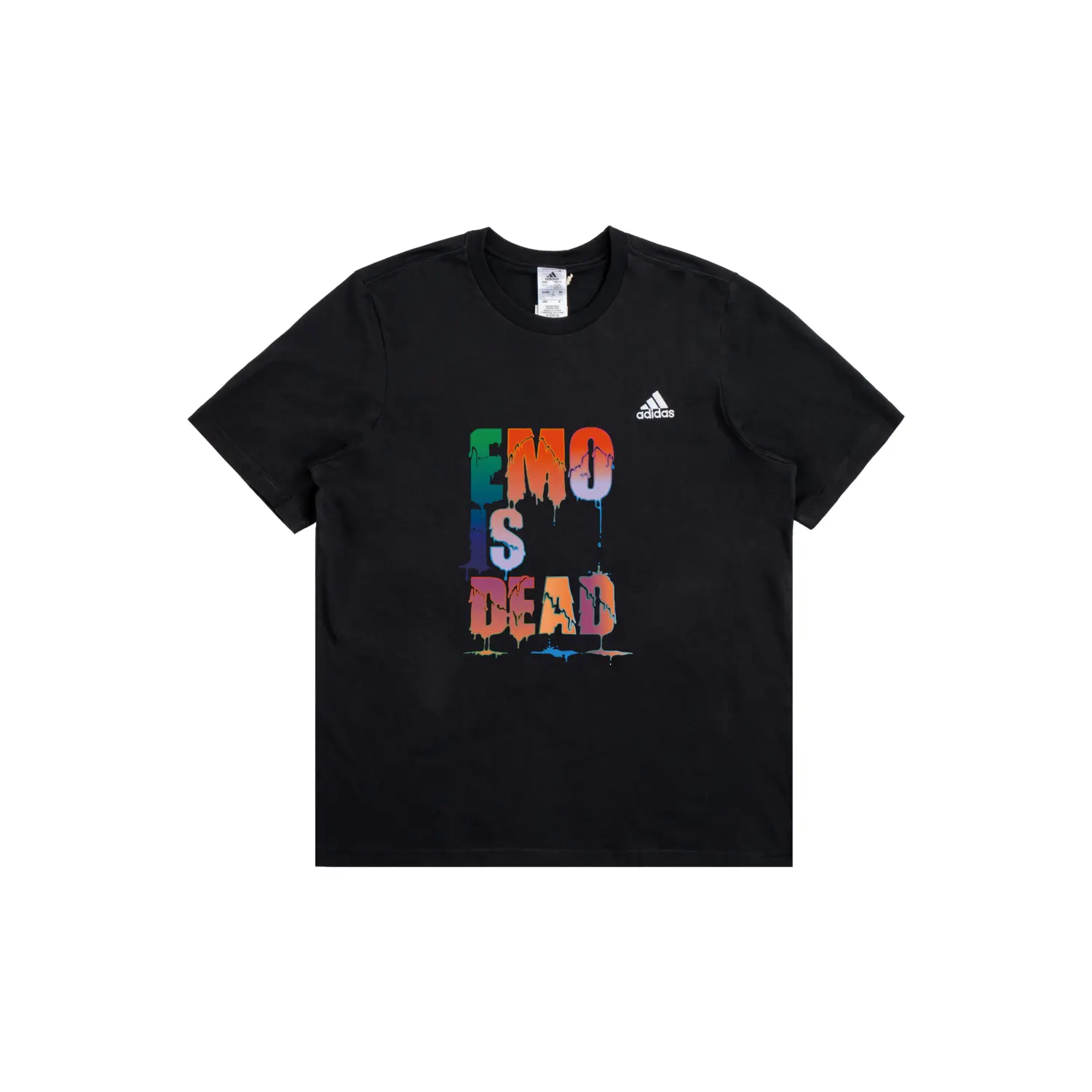 

Футболка унисекс черная Adidas, черный