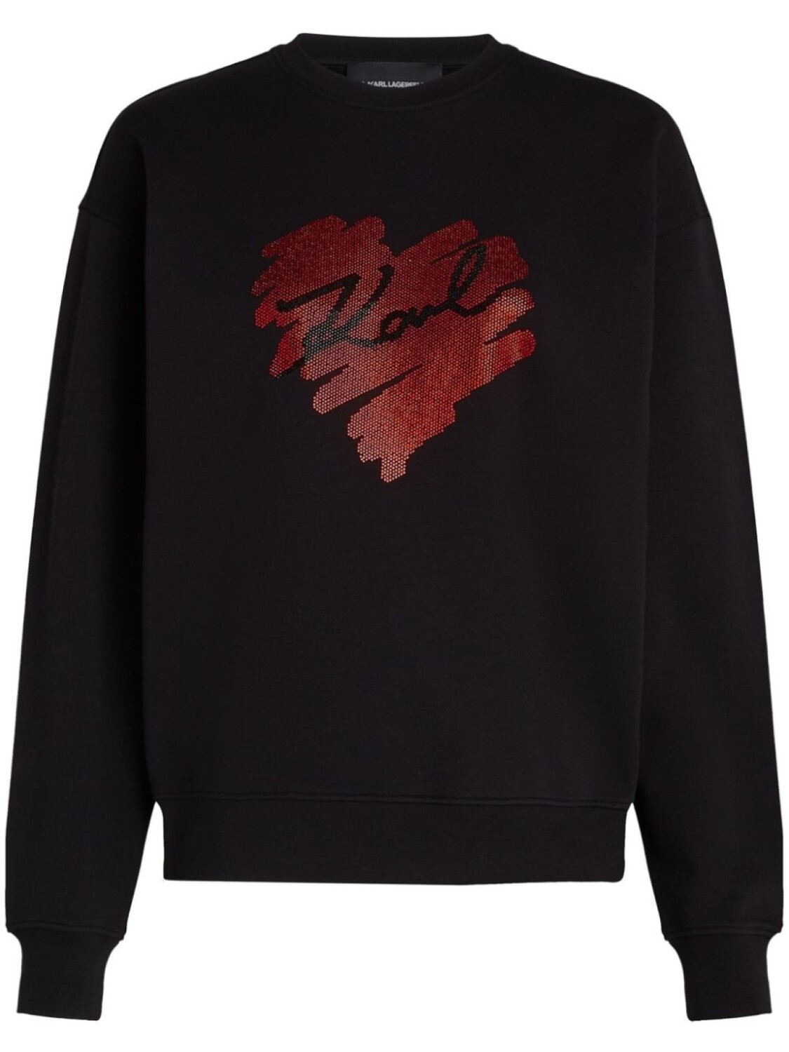 

Толстовка K/Heart Karl Lagerfeld, черный