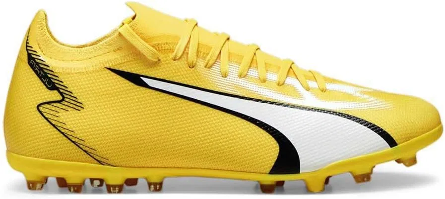 Спортивные кроссовки PUMA Ultra Match MG унисекс, 2-Yellow Black Yellow Blaze Puma White Puma Black