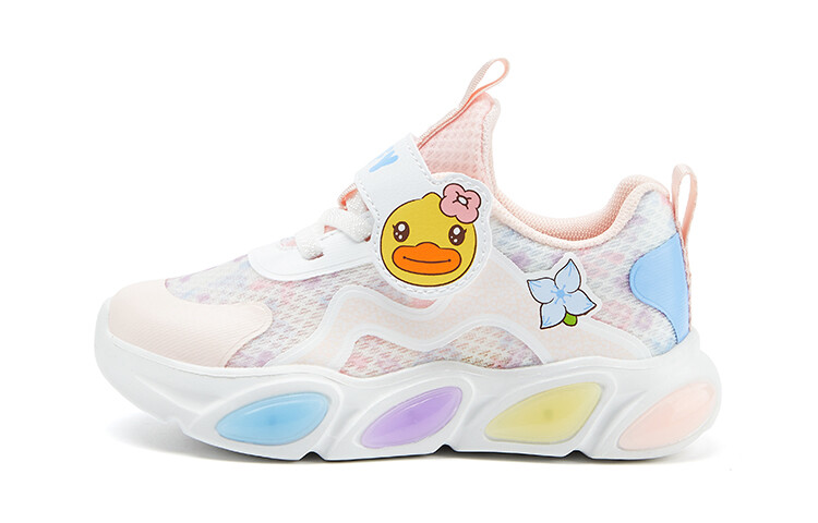 Кроссовки B.Duck Kids Lifestyle Shoes PS Low-top, белый/розовый/голубой — фото 2